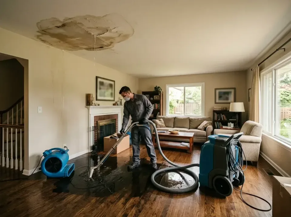 attic-pipe-burst-ceiling-drip-008 — frequently asked questions, Water Damage Restoration & Carpet Care in North Ridgeville,…